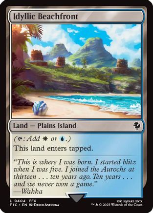 Idyllic Beachfront (FIC-404) [Commander: FINAL FANTASY]