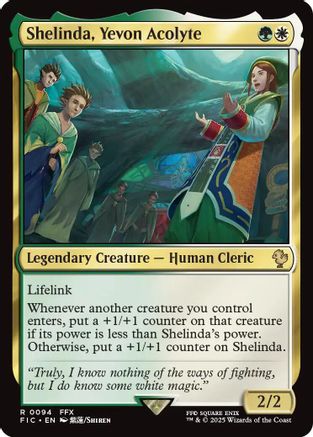 Shelinda, Yevon Acolyte (FIC-094) [Commander: FINAL FANTASY]