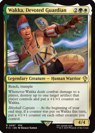 Wakka, Devoted Guardian (FIC-097) [Commander: FINAL FANTASY]