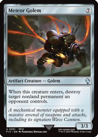 Meteor Golem (FIC-351) [Commander: FINAL FANTASY]