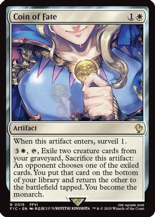 Coin of Fate (FIC-015) [Commander: FINAL FANTASY]
