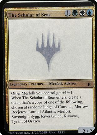 The Scholar of Seas [Un-Known Event Playtest Cards]