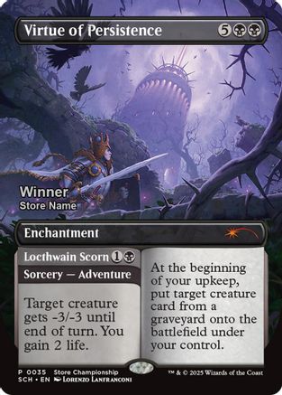 Virtue of Persistence (Winner) (GAME-035) [Game Day & Store Championship Promos]