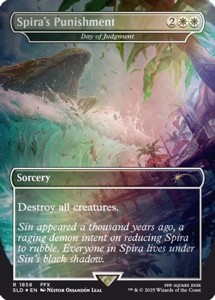 Spira's Punishment - Day of Judgment (Rainbow Foil) (SLD-1858) [Secret Lair Drop Series] Foil