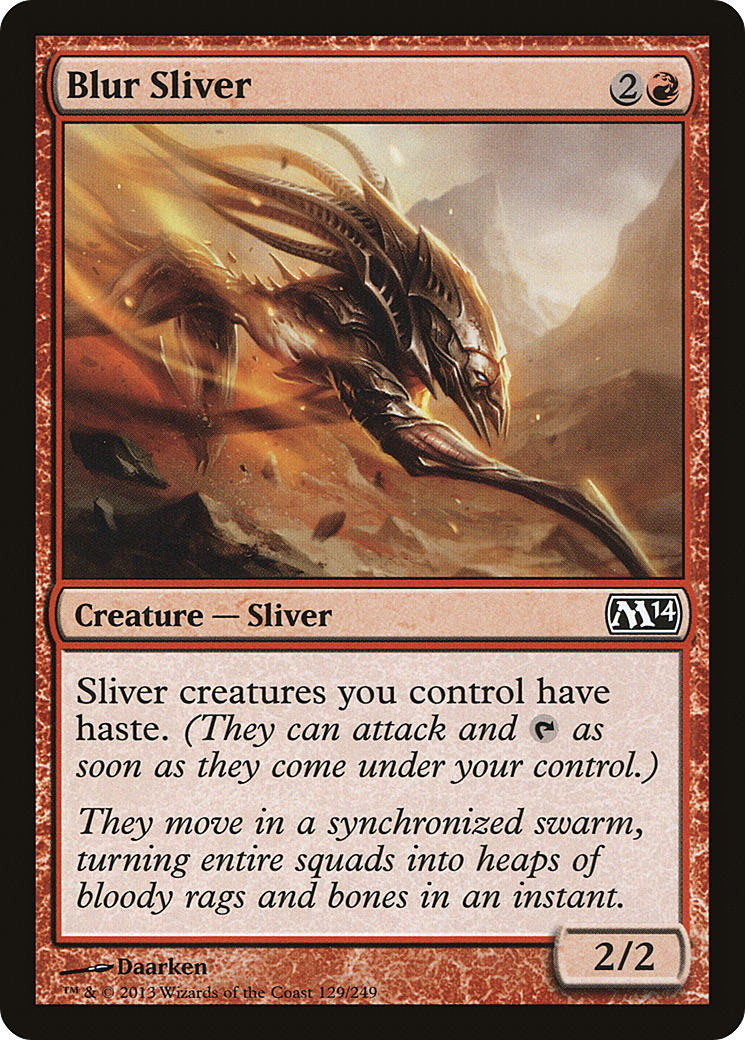 Blur Sliver (M14-129) [Magic 2014]