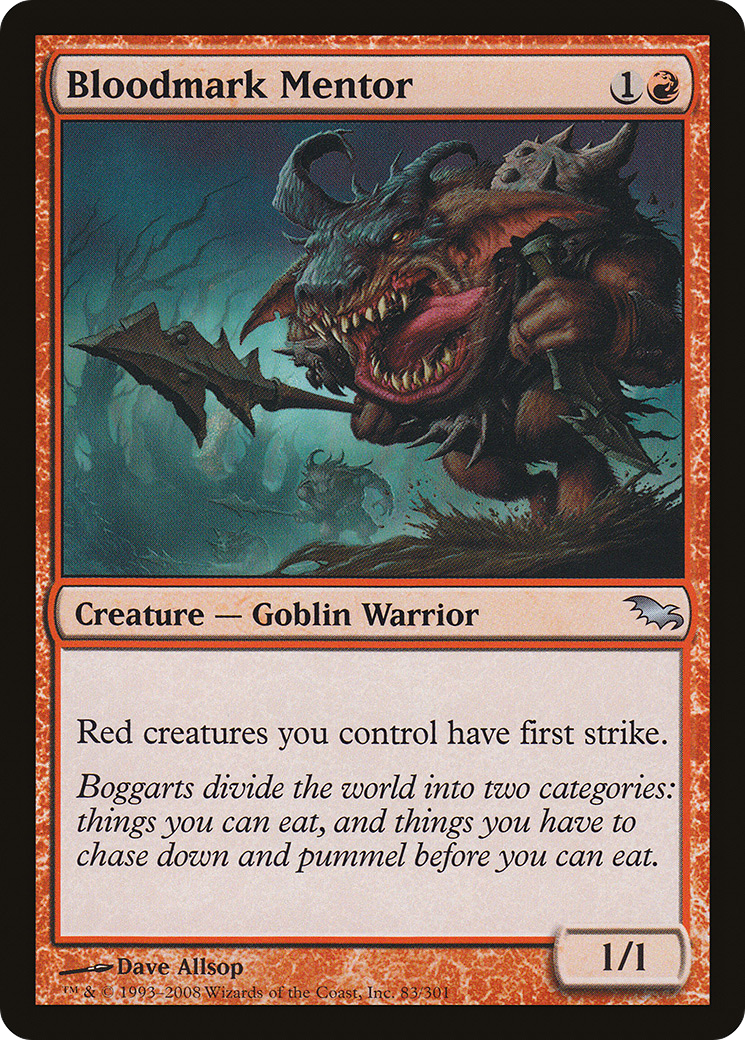Bloodmark Mentor (SHM-083) [Shadowmoor] Foil