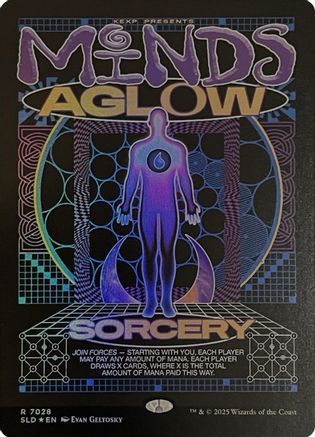 Minds Aglow (Rainbow Foil) (SLD-7028) [Secret Lair Drop Series] Foil