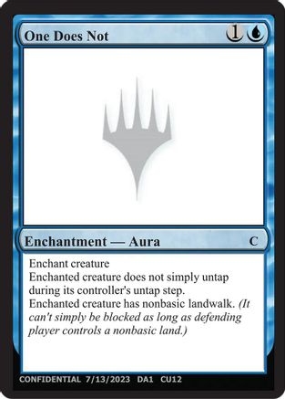 One Does Not [Un-Known Event Playtest Cards]