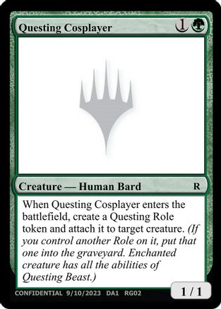 Questing Cosplayer [Un-Known Event Playtest Cards]