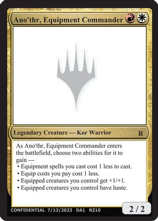 Ano'thr, Equipment Commander [Un-Known Event Playtest Cards]