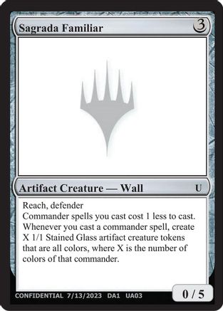 Sagrada Familiar [Un-Known Event Playtest Cards]