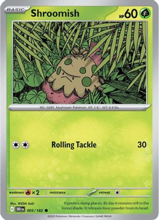 Shroomish (005) [SV10 Destined Rivals] - Common