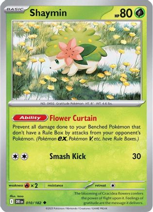 Shaymin (010/182) [SV10 Destined Rivals] Reverse Holofoil - Uncommon