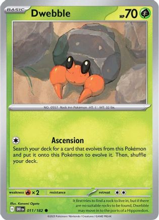Dwebble (011) [SV10 Destined Rivals] - Common