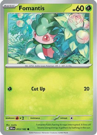 Fomantis (013) [SV10 Destined Rivals] Reverse Holofoil - Common