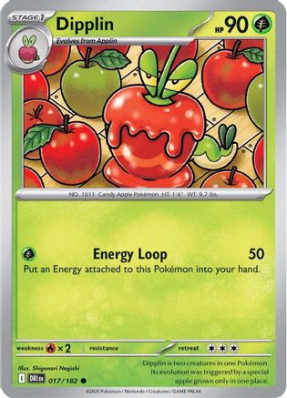 Dipplin (017) [SV10 Destined Rivals] Reverse Holofoil - Common