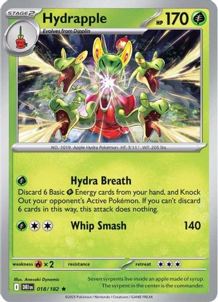 Hydrapple (018/182) [SV10 Destined Rivals] Reverse Holofoil - Rare