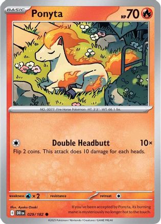 Ponyta (029) [SV10 Destined Rivals] Reverse Holofoil - Common