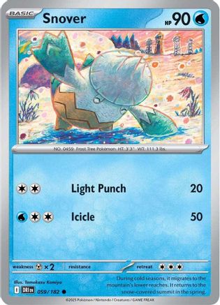 Snover (059) [SV10 Destined Rivals] Reverse Holofoil - Common