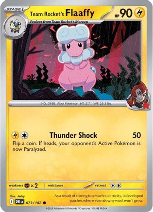 Team Rocket's Flaaffy (073) [SV10 Destined Rivals] Reverse Holofoil - Common