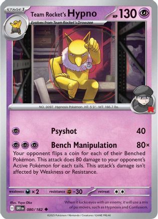 Team Rocket's Hypno (080) [SV10 Destined Rivals] - Uncommon