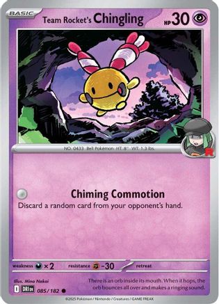 Team Rocket's Chingling (085) [SV10 Destined Rivals] - Common