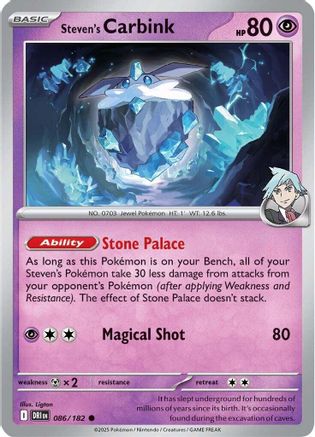 Steven's Carbink (086) [SV10 Destined Rivals] Reverse Holofoil - Common