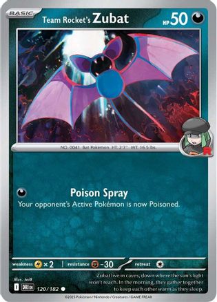 Team Rocket's Zubat (120) [SV10 Destined Rivals] - Common