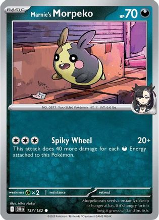 Marnie's Morpeko (137) [SV10 Destined Rivals] - Common