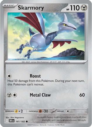Skarmory (141) [SV10 Destined Rivals] Reverse Holofoil - Common