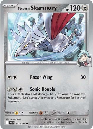 Steven's Skarmory (142) [SV10 Destined Rivals] Reverse Holofoil - Common