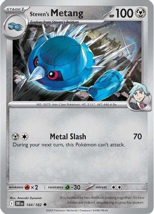 Steven's Metang (144) [SV10 Destined Rivals] Reverse Holofoil - Uncommon