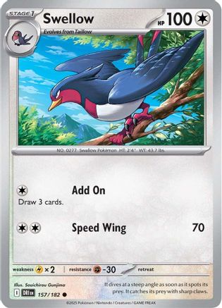 Swellow (157) [SV10 Destined Rivals] - Common