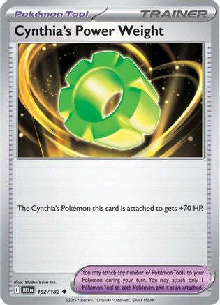 Cynthia's Power Weight (162) [SV10 Destined Rivals] - Uncommon