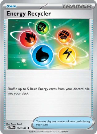 Energy Recycler (164) [SV10 Destined Rivals] Reverse Holofoil - Uncommon