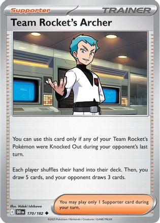 Team Rocket's Archer (170/182) [SV10 Destined Rivals] - Uncommon