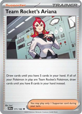 Team Rocket's Ariana (171/182) [SV10 Destined Rivals] - Uncommon