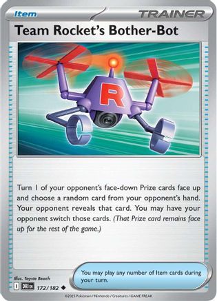 Team Rocket's Bother-Bot (172) [SV10 Destined Rivals] Reverse Holofoil - Uncommon