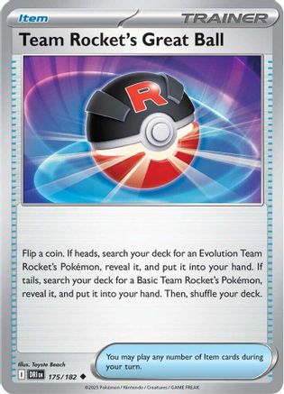 Team Rocket's Great Ball (175) [SV10 Destined Rivals] - Uncommon
