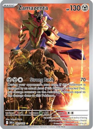 Zamazenta (201/182) [SV10 Destined Rivals] Holofoil - Illustration Rare