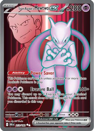 Team Rocket's Mewtwo ex (213/182) [SV10 Destined Rivals] Holofoil - Ultra Rare