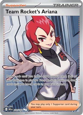 Team Rocket's Ariana (224/182) [SV10 Destined Rivals] Holofoil - Ultra Rare