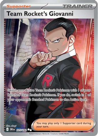 Team Rocket's Giovanni (225/182) [SV10 Destined Rivals] Holofoil - Ultra Rare