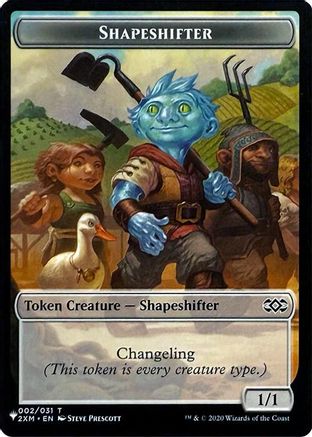 Shapeshifter // Dog Double-Sided Token (LIST-2 // 1) [The List Reprints]