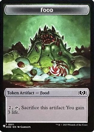 Food // Plant Double-Sided Token (LIST-11 // 8) [The List Reprints]