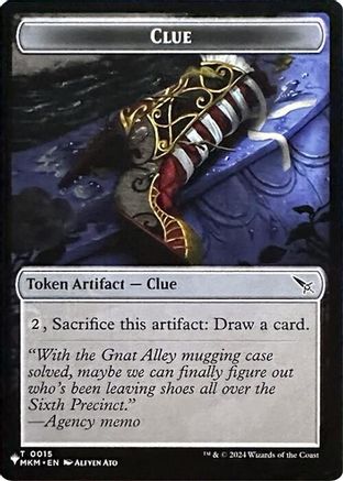 Clue // Copy Double-Sided Token (LIST-15 // 1) [The List Reprints]