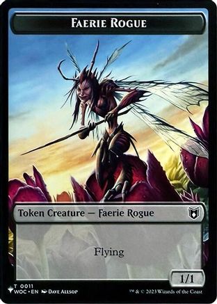 Faerie Rogue // Ox Double-Sided Token (LIST-11 // 3) [The List Reprints]