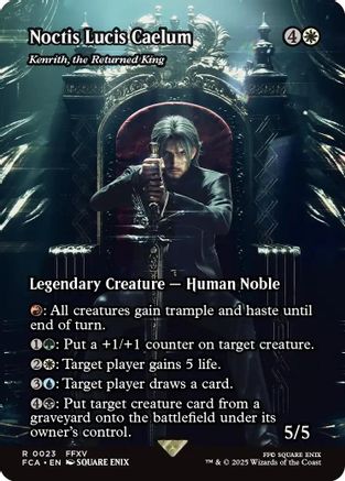Noctis Lucis Caelum - Kenrith, the Returned King (Showcase) (FCA-023) [FINAL FANTASY: Through the Ages]