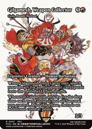 Gilgamesh, Weapon Collector - Godo, Bandit Warlord (Showcase) (FCA-013) [FINAL FANTASY: Through the Ages] Foil