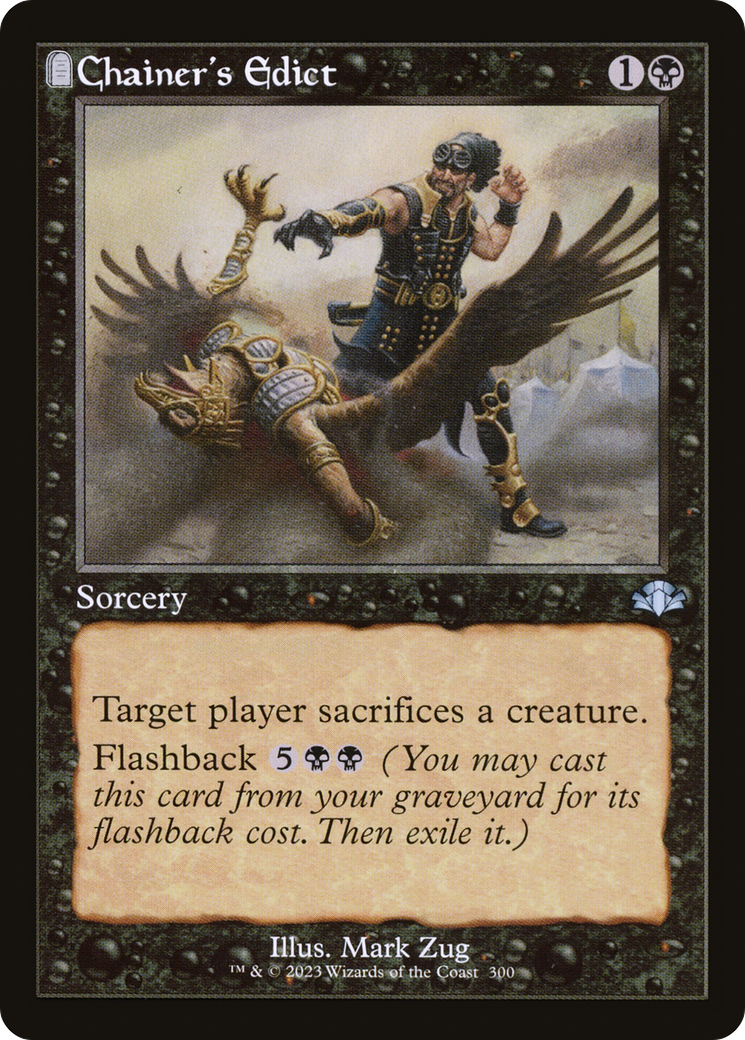 Chainer's Edict (Retro Frame) (DMR-300) [Dominaria Remastered] Foil